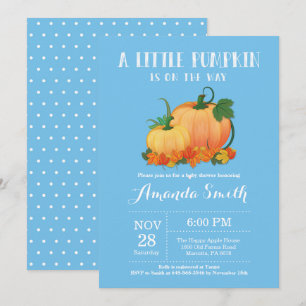 Carte d'invitation pour Baby Shower garçon thème c