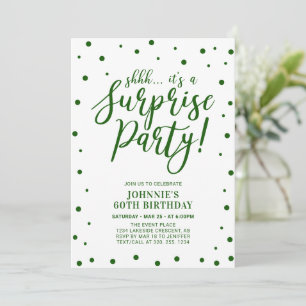 Carte d'invitation pour fête d'anniversaire adulte