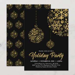 Carte d'invitation pour fête de Noël / Fêtes