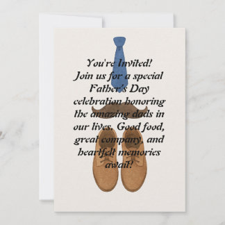 Carte d'invitation pour la Fête des Pères