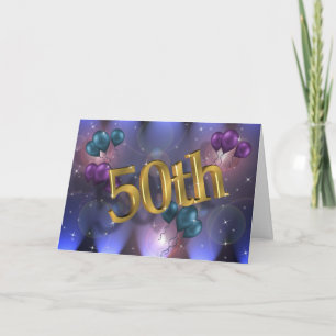 Carte d'invitation pour la fête du 50e anniversair