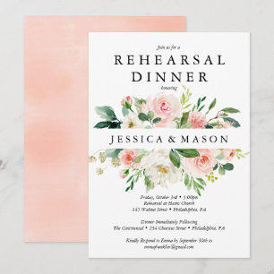 Carte d'invitation pour le dîner de répétition Air