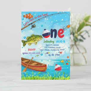 Carte d'invitation pour le premier anniversaire de