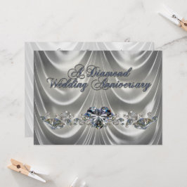 Carte d'invitation pour les 60 ans de mariage