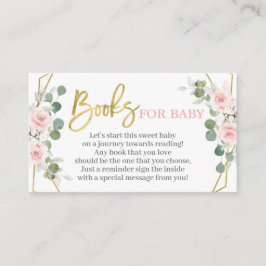 Carte d'invitation pour une baby shower fille rose