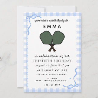Carte d'invitation pour une fête d'anniversaire de