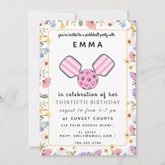 Carte d'invitation pour une fête d'anniversaire de