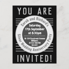 Carte d'invitation pour une fête d'anniversaire de