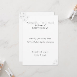 Carte d'invitation pour une fête de mariage Soft B
