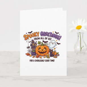 Carte d'invitation pour une fête d'Halloween Spook