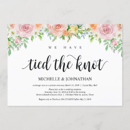 Carte d'invitation pour une réception de mariage e