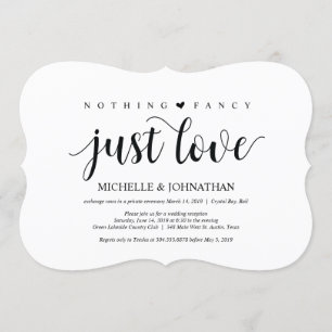 Carte d'invitation pour une réception de mariage i