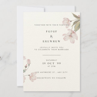 carte d'invitation recto double