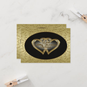 Carte d'invitation RSVP pour les 50 ans de mariage