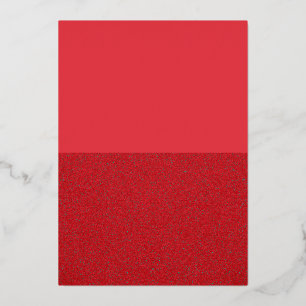 Carte d'invitation tomate rouge pliée en feuille -