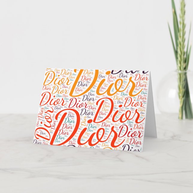 Carte Dior (Devant)