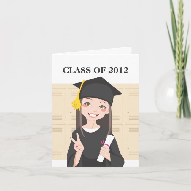 Carte Diplômé asiatique (Devant)