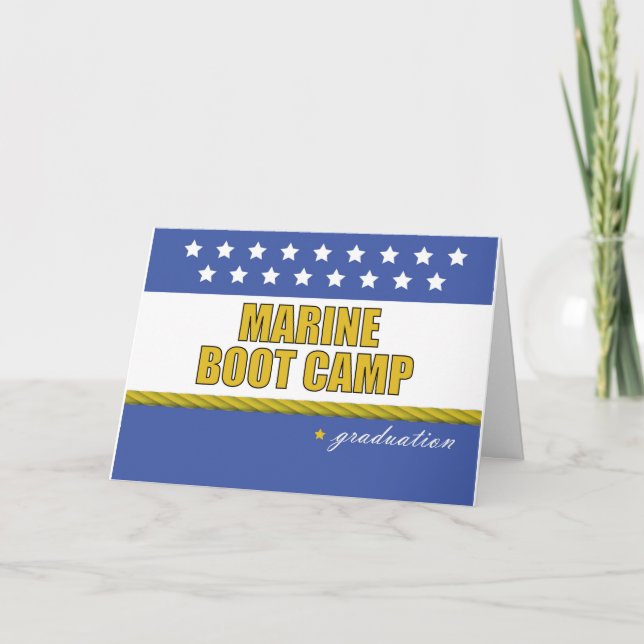Carte Diplôme de camp de départ en mer (Devant)