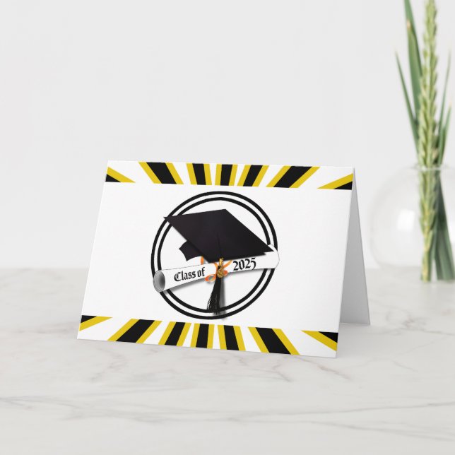 Carte Diplôme de Casquette de 2e classe de 2025 (Devant)