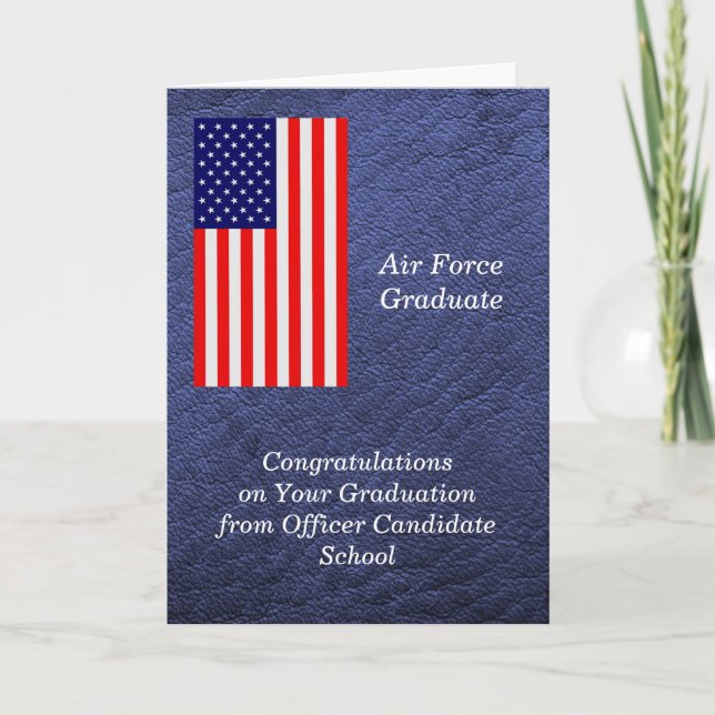 Carte Diplôme de l'OCS Air Force (Devant)