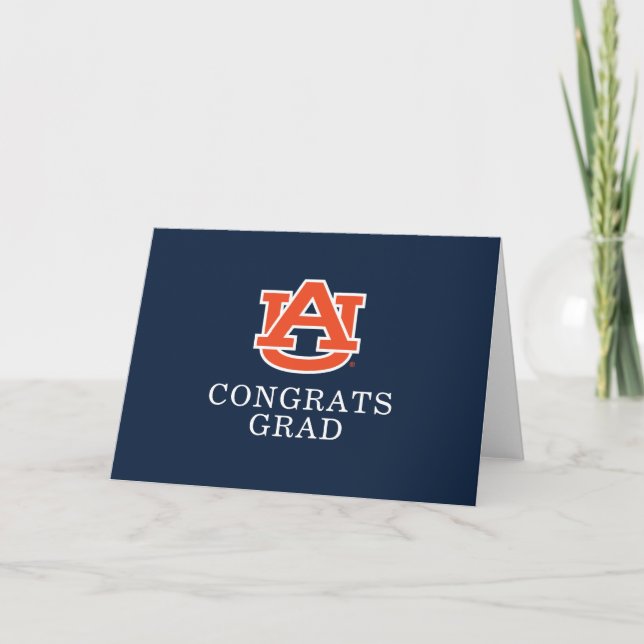 Carte Diplôme de l'Université d'Auburn - Auburn Tigers (Devant)