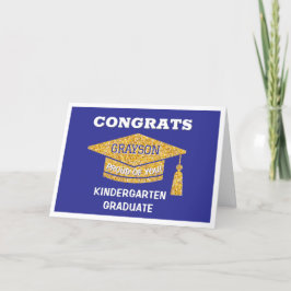 Carte Diplômé de maternelle Félicitations