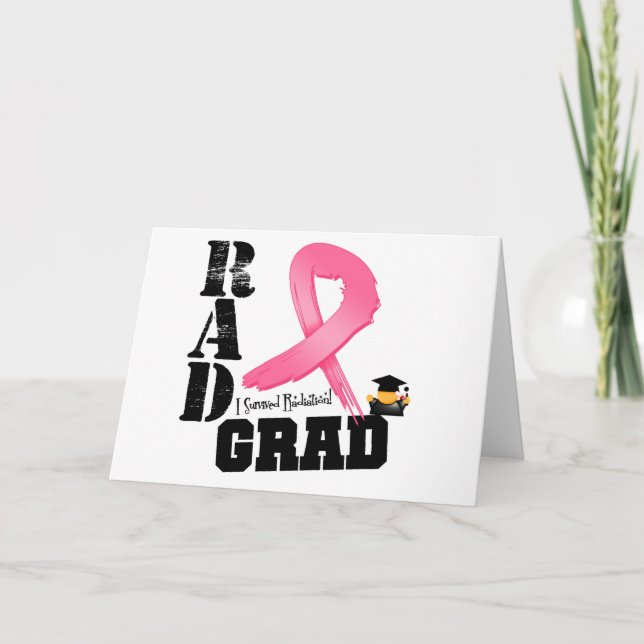 Carte Diplômé de rad de thérapie radiologique de cancer (Devant)