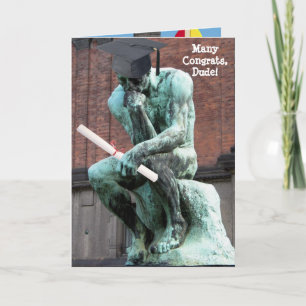 Carte Diplôme drôle de penseur