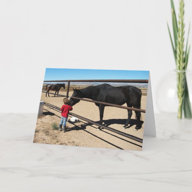 Carte Diplômé en cow-girl - Ouest (Devant)