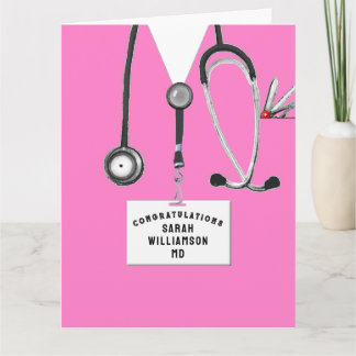 Carte Diplôme Médicale personnalisé