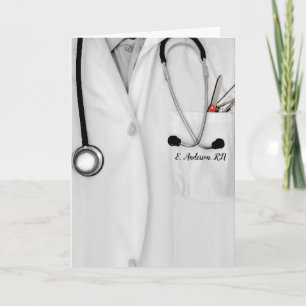 Carte diplôme personnalisé d'infirmière de la rn