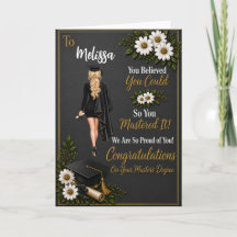 Diplômée de Master de sexe féminin blond 