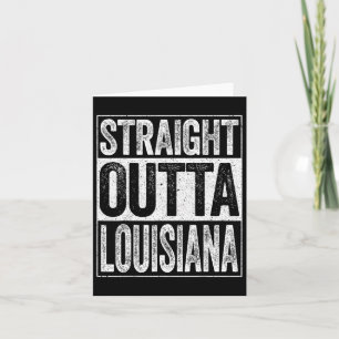 Carte Direct Outta Louisiana La State Cadeau