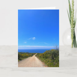 Carte Dirt Road Zakynthos Grèce Photo