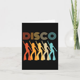 Carte Disco Diva Fête à thème les années 70 Retro Vintag