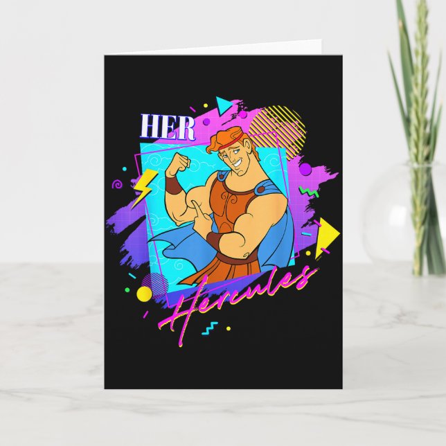 Carte Disney Hercule Saint-Valentin Couples Assorti Son  (Devant)