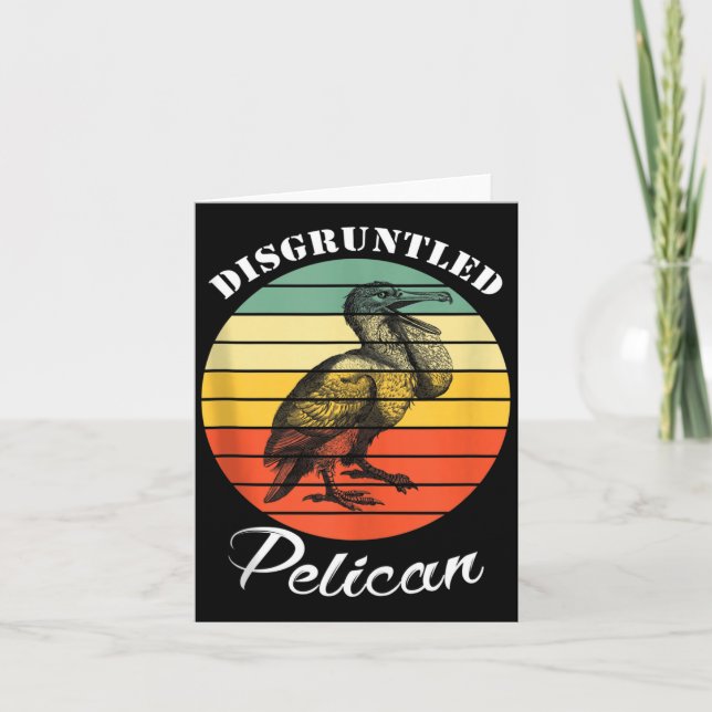 Carte Disntled Pelican Funny Quote Tank Top  (Devant)