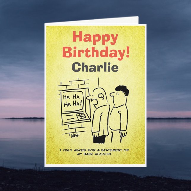 Carte Distributeur automatique de billets rit du client. (Créateur téléchargé)