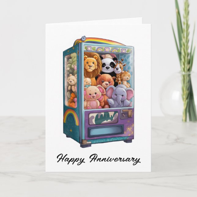 Carte Distributeur rempli de nounours (Devant)