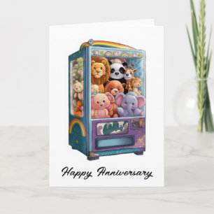 Carte Distributeur rempli de nounours