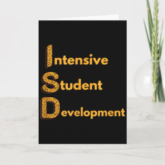 Carte District scolaire intermédiaire Isd Leopard Print 