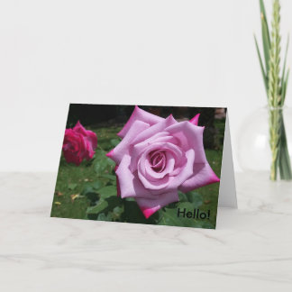 Carte Dites "Bonjour" à vos amis