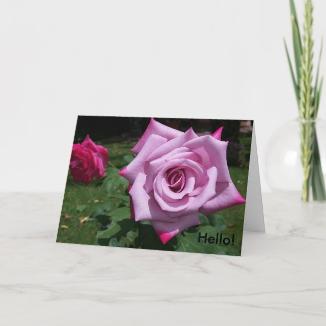 Carte Dites "Bonjour" à vos amis (Devant)