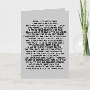 CARTE DITES-LE COMME IL EST LOVE CITE LES RELATIONS ESSA