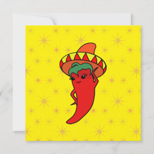 Carte Diva étoiles chaudes kawaii pepper