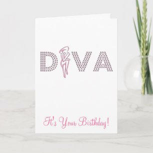 Carte Diva rose