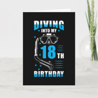Diver 18e anniversaire cadeau