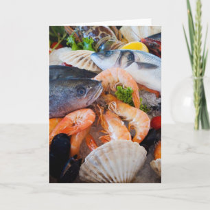 Carte Divers fruits de mer