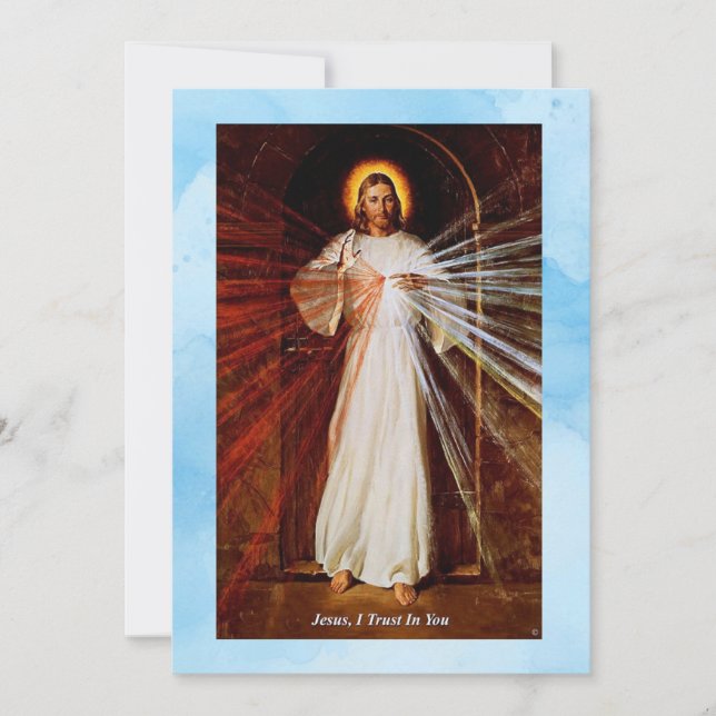 Carte Divine Miscy Jésus Flat Encouragement Card (Devant)