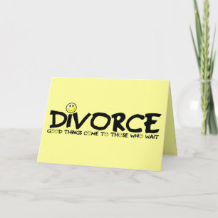Carte Divorce plein d'esprit